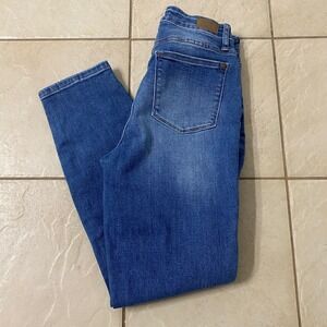 Judy Blue Los Angeles Womens Boyfriend Fit Blue Wash Denim Jeans Size 5 27